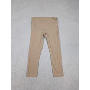 CRZ‎ Yoga Leggings Womens 6 Beige High Rise Athletic Workout Stretch Pants